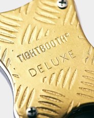 画像3: TIGHTBOOTH/CHECKER PLATE CARABINER（TIGHTBOOTH x DELUXE）（Brass）［チェッカープレートカラビナ-25冬］ (3)