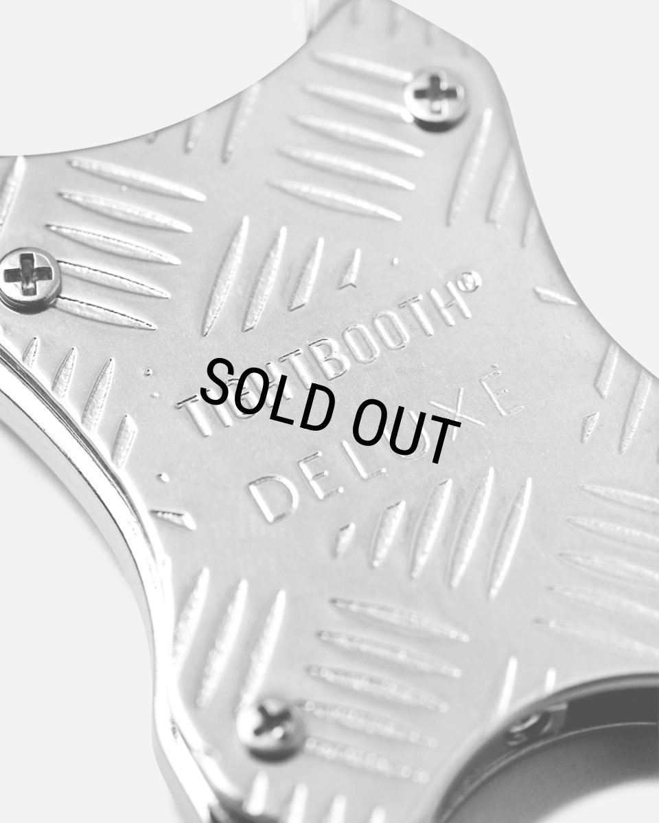 画像3: TIGHTBOOTH/CHECKER PLATE CARABINER（×DELUXE）（Nickel）［チェッカープレートカラビナ-25冬］ (3)