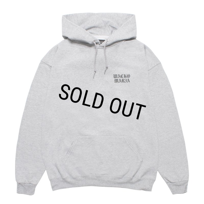 WACKO MARIA/HOODED SWEAT SHIRT（GRAY）［プルオーバーパーカー-26春