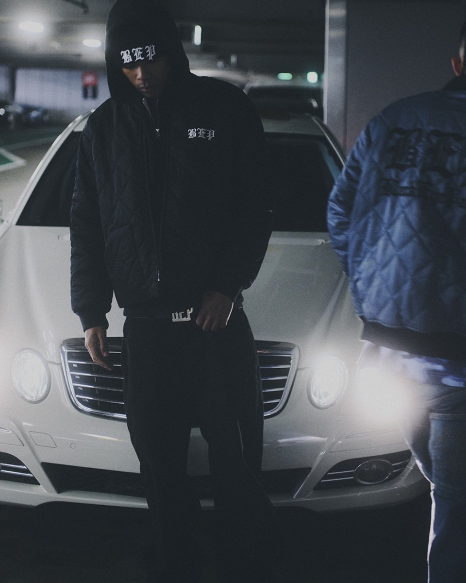 画像3: BlackEyePatch/3 LETTER OE BEANIE（BLACK） (3)