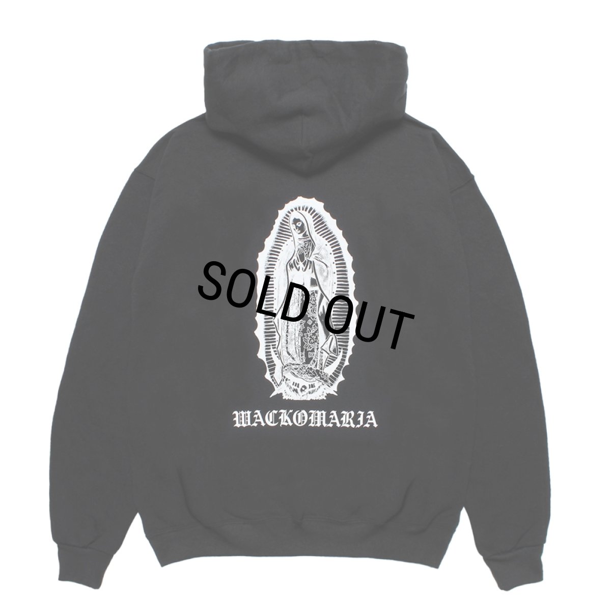 画像1: WACKO MARIA/HOODED SWEAT SHIRT（BLACK）［プルオーバーパーカー-26春夏］ (1)