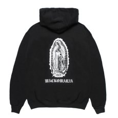画像1: WACKO MARIA/HOODED SWEAT SHIRT（BLACK）［プルオーバーパーカー-26春夏］ (1)