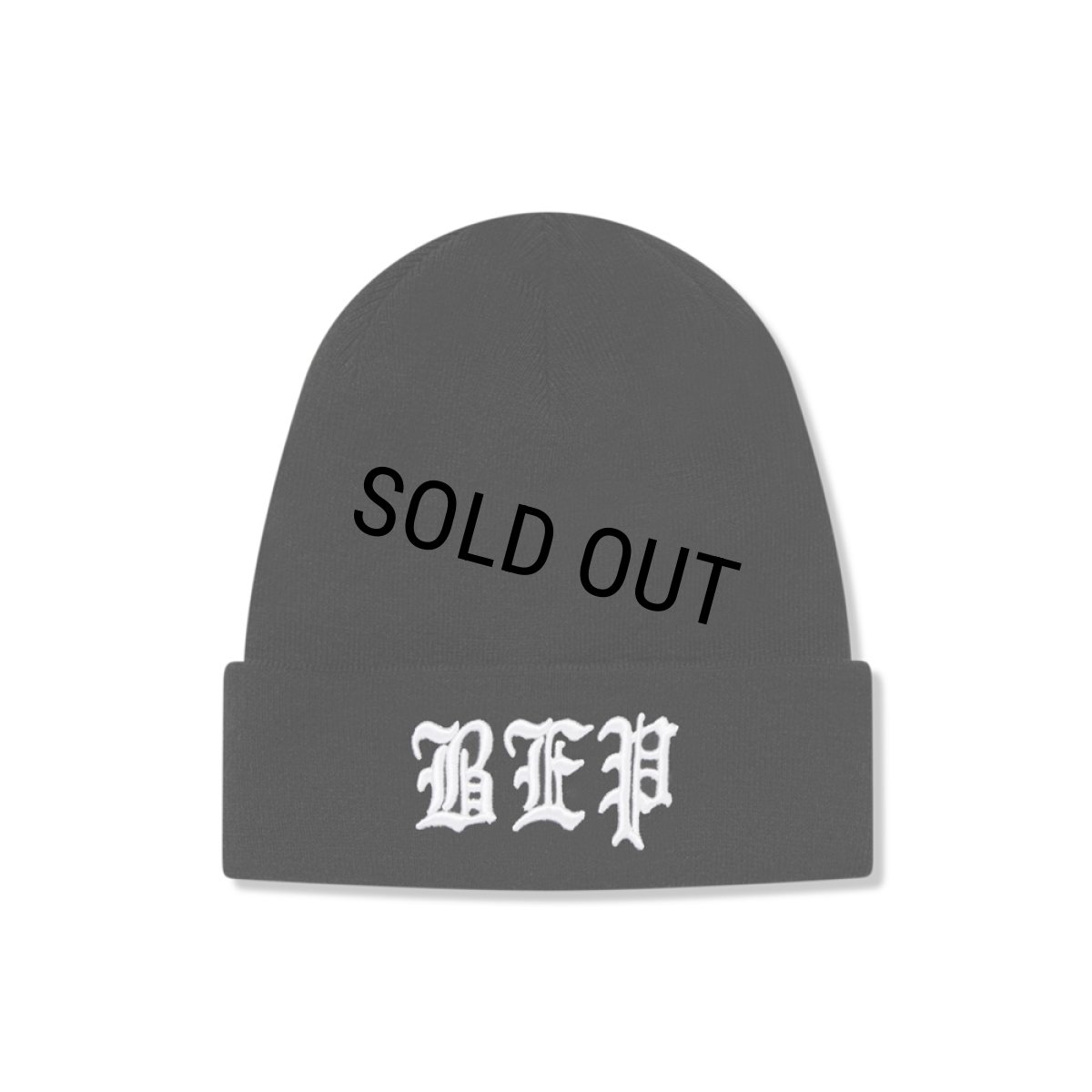 画像1: BlackEyePatch/3 LETTER OE BEANIE（BLACK） (1)