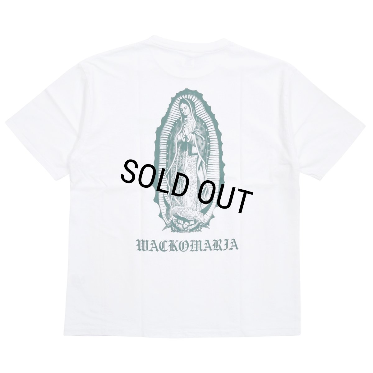 画像1: WACKO MARIA/WASHED HEAVY WEIGHT T-SHIRT（WHITE）［プリントT-26春夏］ (1)