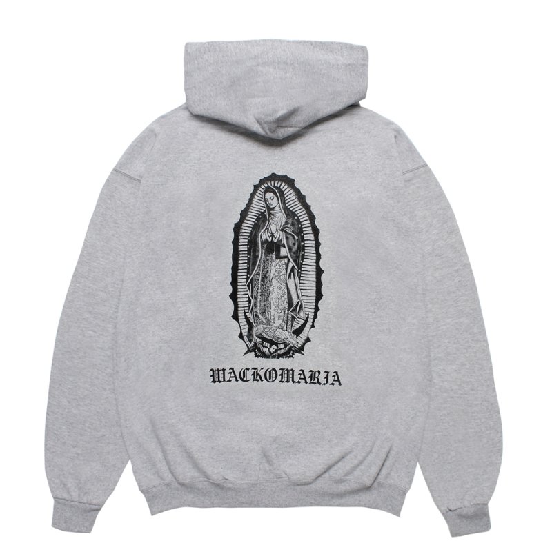 画像2: WACKO MARIA/HOODED SWEAT SHIRT（GRAY）［プルオーバーパーカー-26春夏］