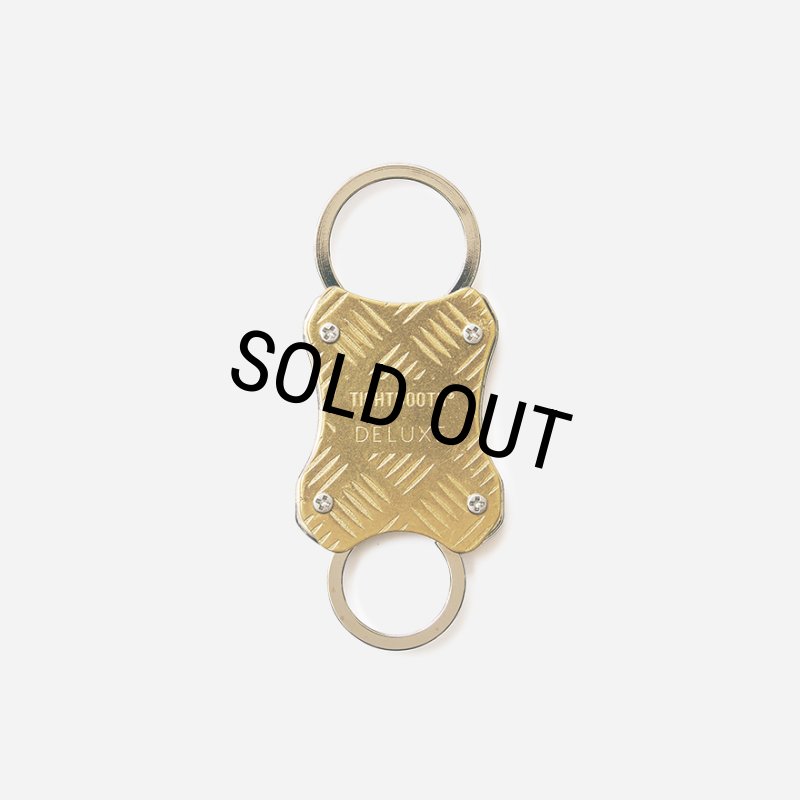 30%OFF】TIGHTBOOTH/CHECKER PLATE CARABINER（×DELUXE）（Brass