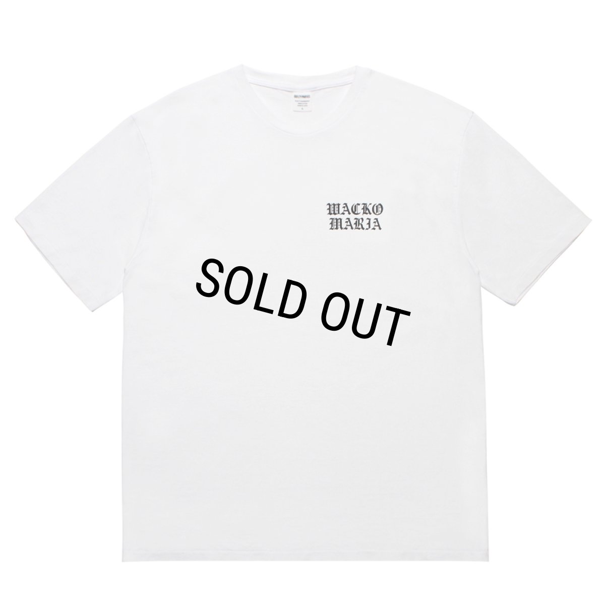 画像2: WACKO MARIA/WASHED HEAVY WEIGHT T-SHIRT（WHITE）［プリントT-26春夏］ (2)