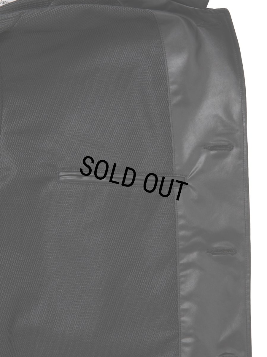 画像5: COOTIE PRODUCTIONS/Damp Coated Satin Car Coat（Black）［ダンプコーテッドサテンカーコート-26春夏］ (5)