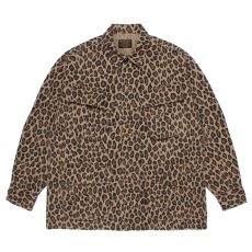 画像1: WACKO MARIA/LEOPARD FATIGUE JACKET（BEIGE）［レオパードファティーグJKT-26春夏］ (1)
