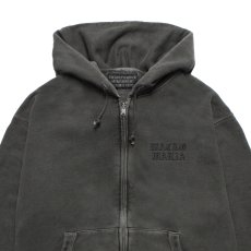 画像2: WACKO MARIA/WASHED HEAVY WEIGHT ZIP HOODED SWEAT SHIRT（GRAY）［ジップアップパーカー-26春夏］ (2)