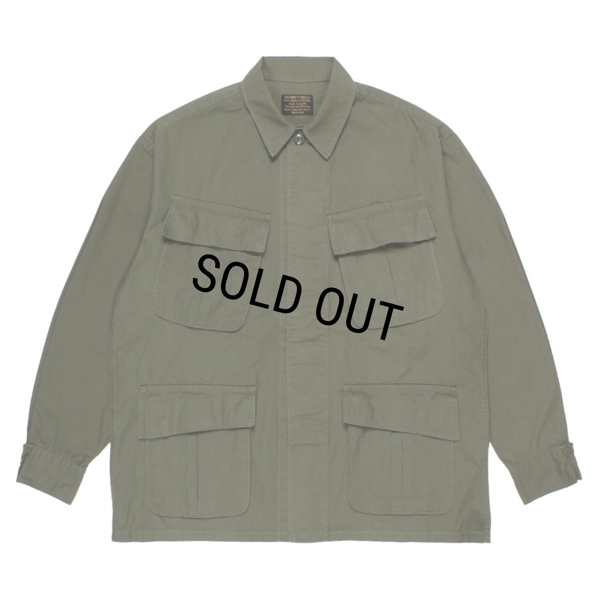 画像2: WACKO MARIA/FATIGUE JACKET（KHAKI）［ファティーグJKT-26春夏］ (2)