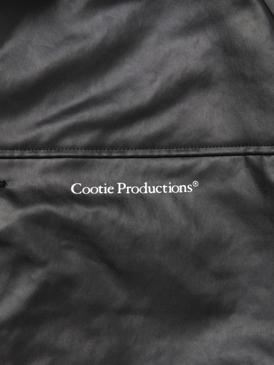 画像4: COOTIE PRODUCTIONS/Damp Coated Satin Car Coat（Black）［ダンプコーテッドサテンカーコート-26春夏］ (4)