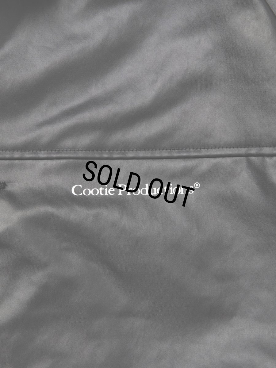 画像4: COOTIE PRODUCTIONS/Damp Coated Satin Car Coat（Black）［ダンプコーテッドサテンカーコート-26春夏］ (4)