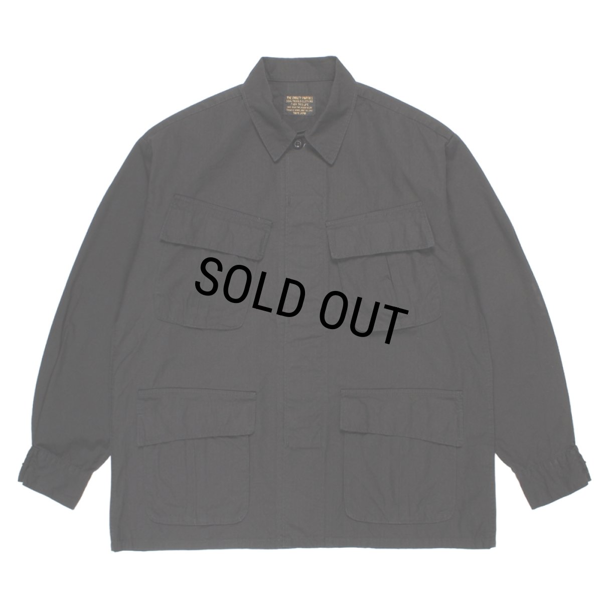 画像2: WACKO MARIA/FATIGUE JACKET（BLACK）［ファティーグJKT-26春夏］ (2)