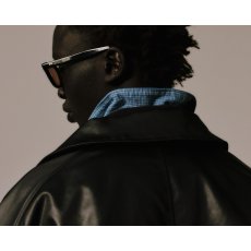 画像9: COOTIE PRODUCTIONS/Damp Coated Satin Car Coat（Black）［ダンプコーテッドサテンカーコート-26春夏］ (9)