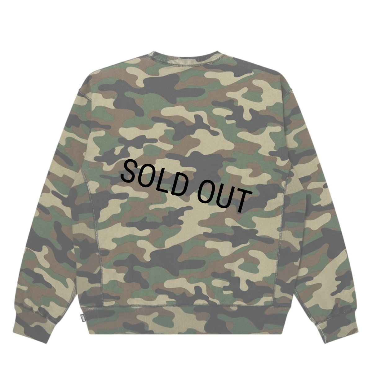 画像2: BlackEyePatch/RHINESTONED OG LABEL CREW SWEAT（WOODLAND CAMO） (2)