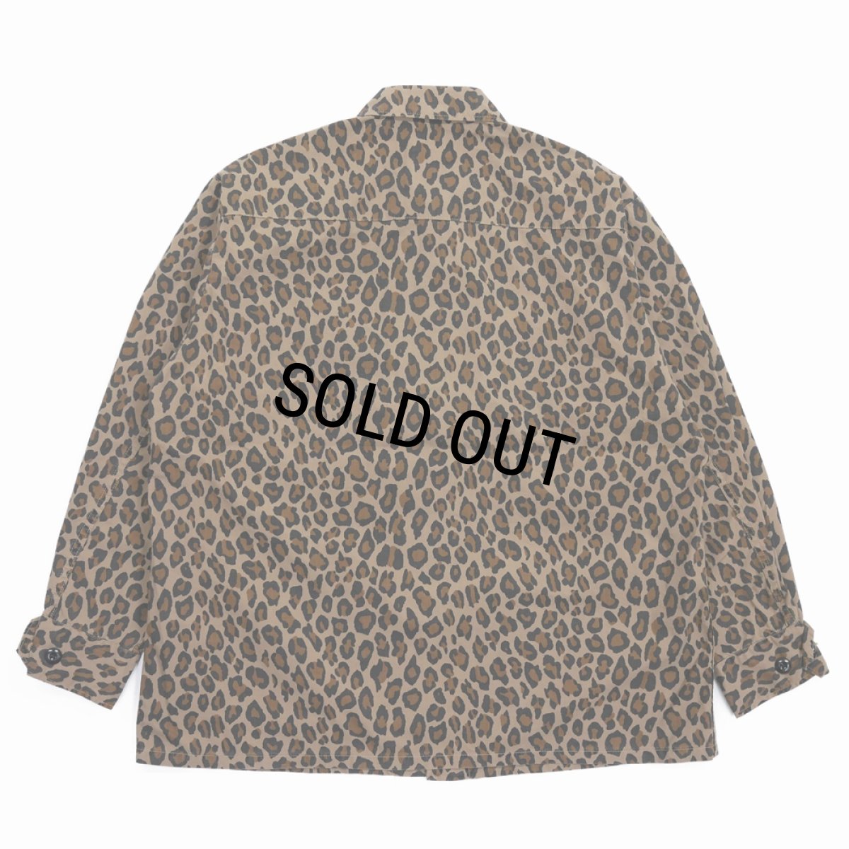 画像2: WACKO MARIA/LEOPARD FATIGUE JACKET（BEIGE）［レオパードファティーグJKT-26春夏］ (2)