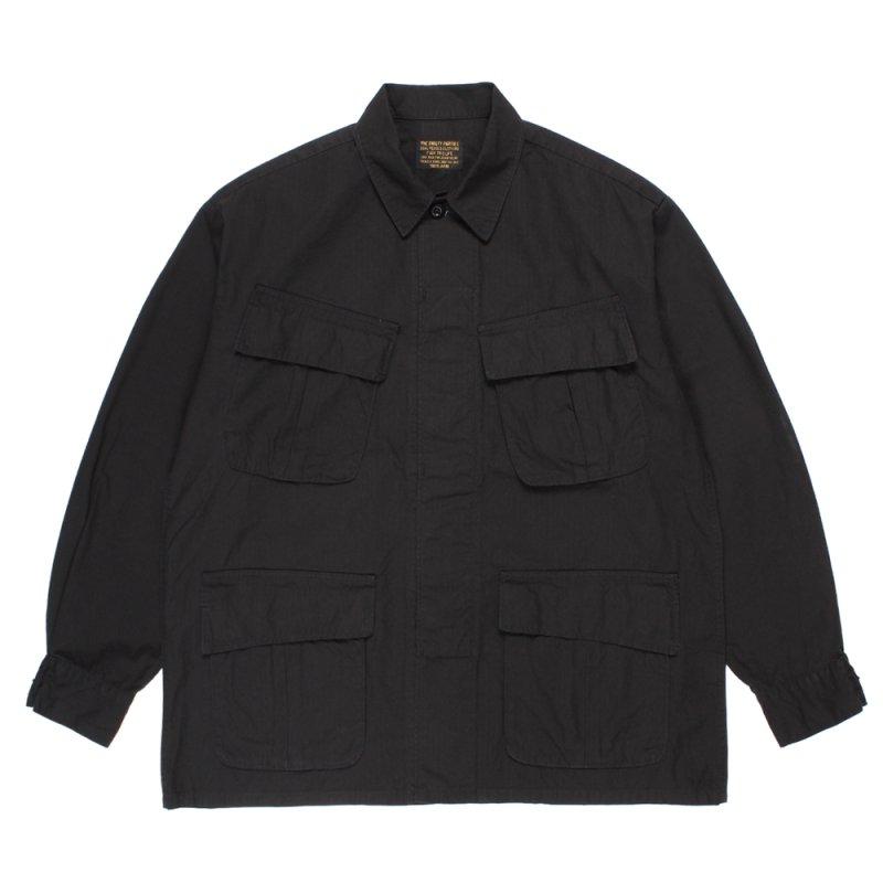画像1: WACKO MARIA/FATIGUE JACKET（BLACK）［ファティーグJKT-26春夏］