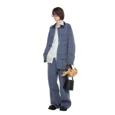 画像8: DAIRIKU/Wide Two Tuck Chino Pants（Blue）［ワイドツータックチノパン-26春夏］ (8)