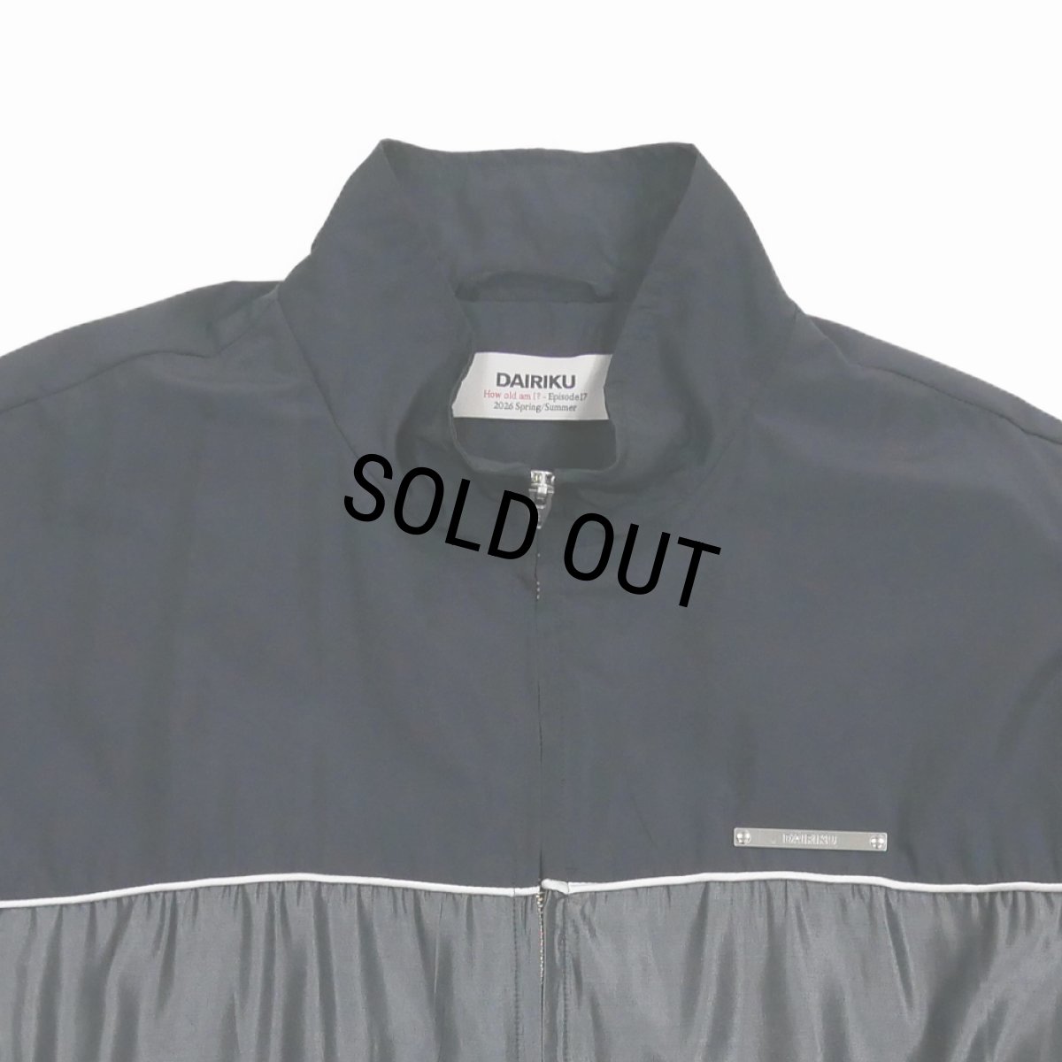 画像5: 【30%OFF】DAIRIKU/Tom Silk-PE Training Jacket（Navy/Gray）［トレーニングJKT-26春夏］ (5)