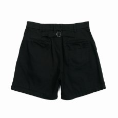 画像2: DAIRIKU/Chino Half Painter Pants（Black）［チノハーフペインターパンツ-26春夏］ (2)