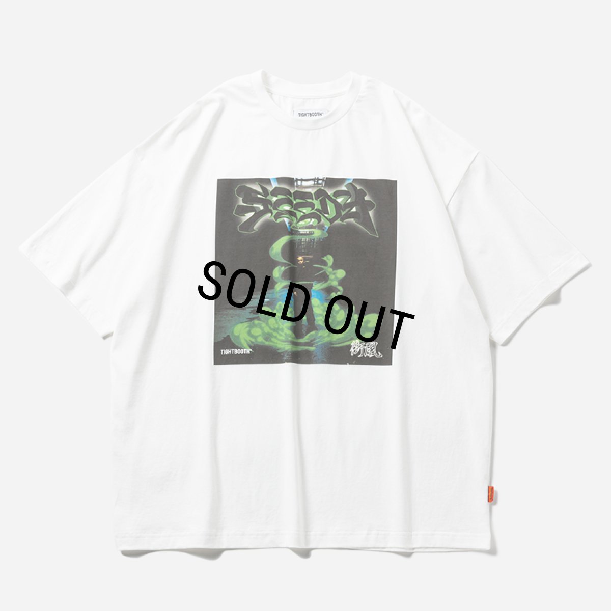 画像1: TIGHTBOOTH/MACHIKAZE T-SHIRT（×SEEDA）（White）［街風T-25冬］ (1)