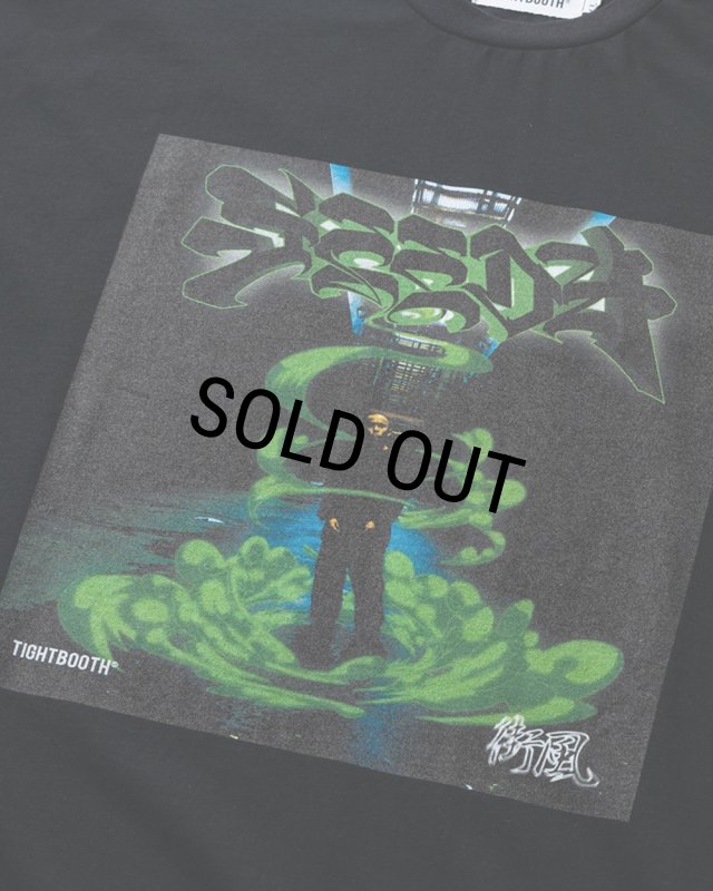 TIGHTBOOTH/MACHIKAZE T-SHIRT（×SEEDA）（Black）［街風T-25冬］ - JONAS
