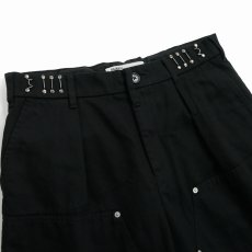 画像3: DAIRIKU/Chino Half Painter Pants（Black）［チノハーフペインターパンツ-26春夏］ (3)