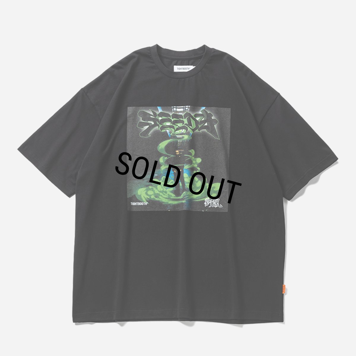 画像1: TIGHTBOOTH/MACHIKAZE T-SHIRT（×SEEDA）（Black）［街風T-25冬］ (1)
