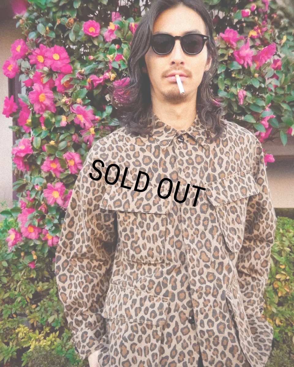 画像3: WACKO MARIA/LEOPARD FATIGUE JACKET（BEIGE）［レオパードファティーグJKT-26春夏］ (3)