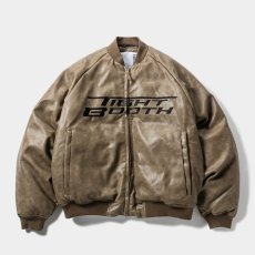 画像1: TIGHTBOOTH/ADRENALINE LEATHER DOWN JKT（×SEEDA）（Brown）［アドレナリンレザーダウンJKT-25冬］ (1)