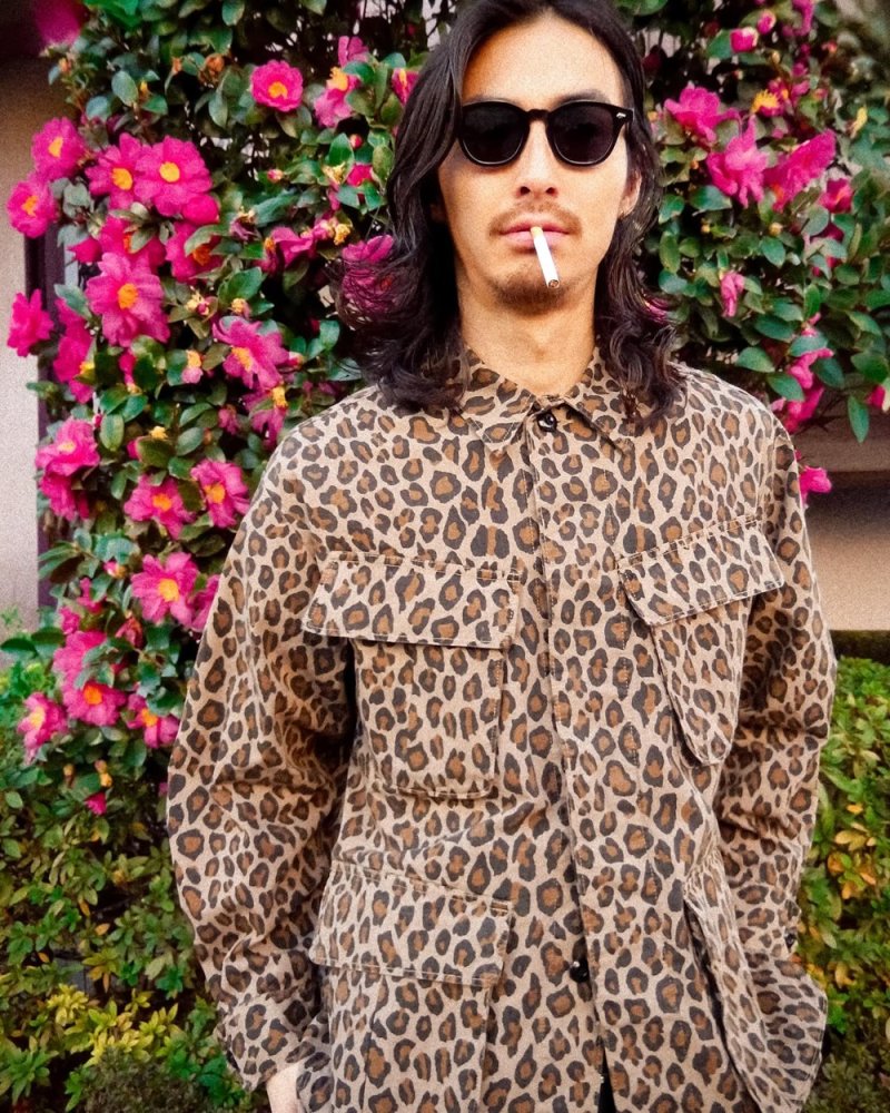 画像3: WACKO MARIA/LEOPARD FATIGUE JACKET（BEIGE）［レオパードファティーグJKT-26春夏］