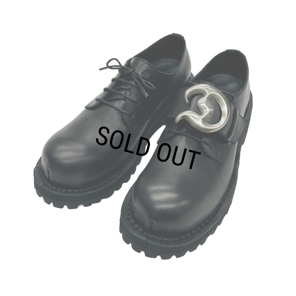 画像1: 【30%OFF】DAIRIKU/D Buckle Laether Shoes（Black）［Dバックルレザーシューズ-26春夏］ (1)