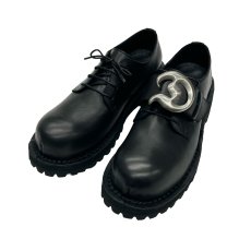 画像1: DAIRIKU/D Buckle Laether Shoes（Black）［Dバックルレザーシューズ-26春夏］ (1)
