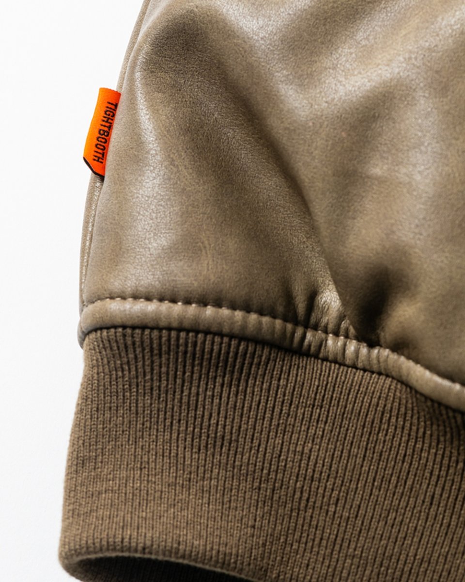 画像9: TIGHTBOOTH/ADRENALINE LEATHER DOWN JKT（×SEEDA）（Brown）［アドレナリンレザーダウンJKT-25冬］ (9)