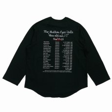 画像2: DAIRIKU/BUTTON EYE DOLL Raglan Tag Tour Tee（Black）［ラグランタグツアーT-26春夏］ (2)