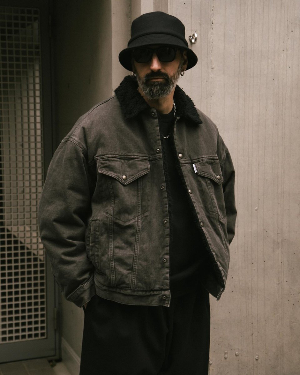 画像6: COOTIE PRODUCTIONS/Color Denim Ranch Jacket（Fade Black）［カラーデニムランチJKT-26春夏］ (6)