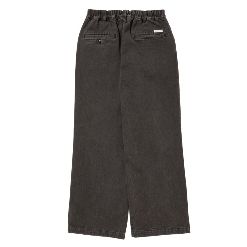 画像2: COOTIE PRODUCTIONS/Color Denim Square Leg Easy Trousers（Fade Black）［カラーデニムスクエアレッグイージートラウザース-26春夏］