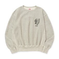 画像1: CALEE/TOMPKIN'S LOOP TYPE 40'S CREWNECK SW（VINTAGE GRAY）［クルーネックスウェット-26春夏］ (1)
