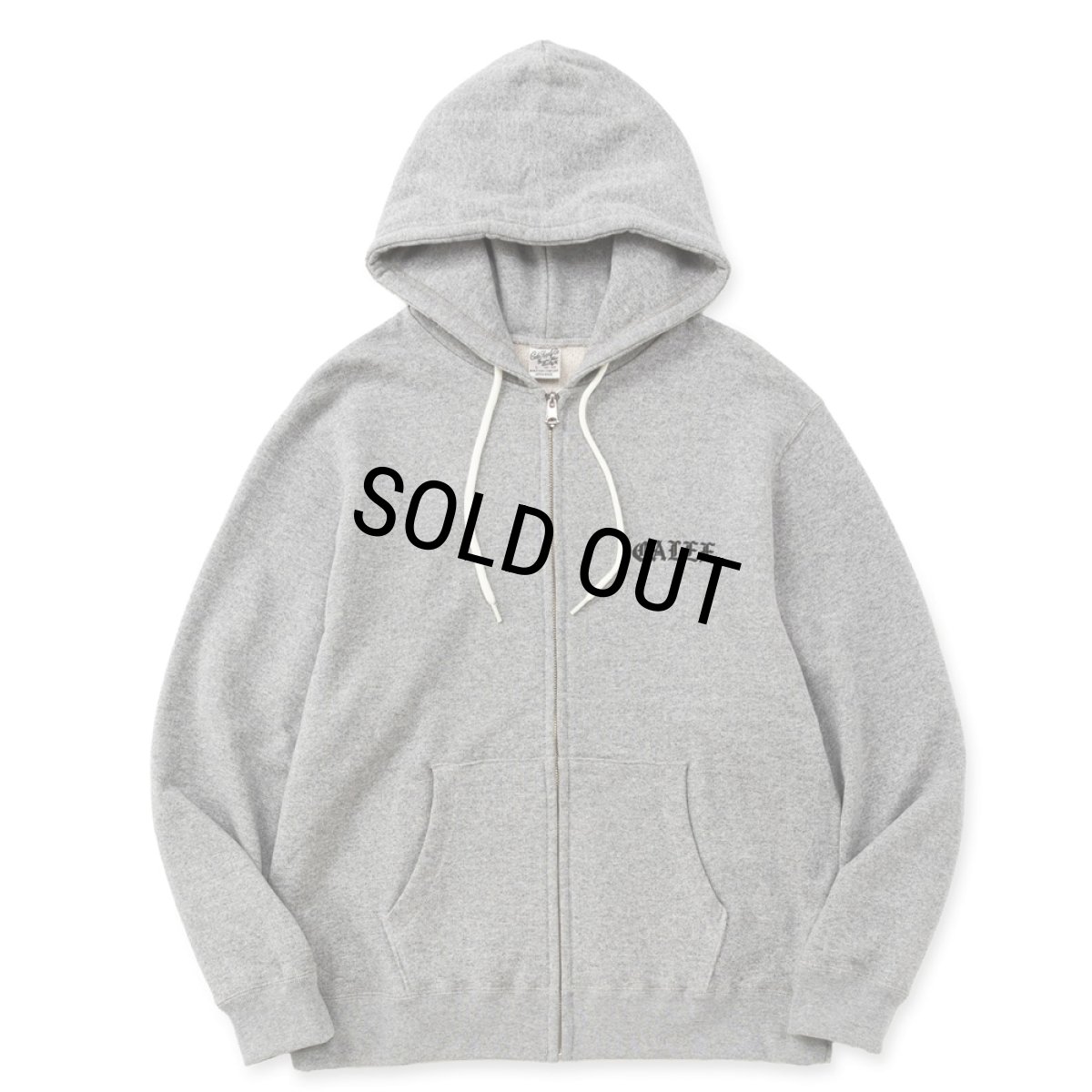 画像1: CALEE/LOGO ZIP HD（MIX GRAY）［ロゴジップフーディー-26春夏］ (1)