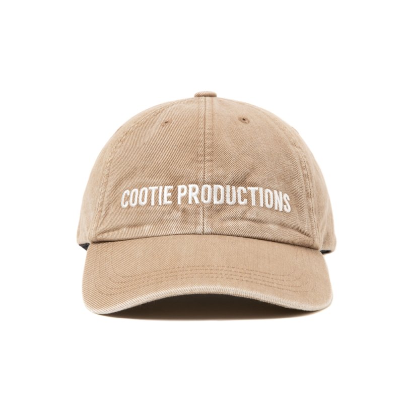 画像1: COOTIE PRODUCTIONS/Color Denim 6 Panel Cap（Fade Beige）［カラーデニム6パネルキャップ-26春夏］