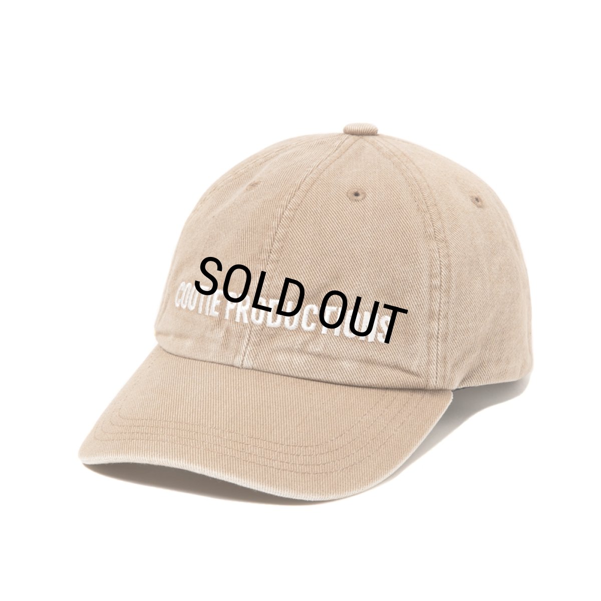 画像3: COOTIE PRODUCTIONS/Color Denim 6 Panel Cap（Fade Beige）［カラーデニム6パネルキャップ-26春夏］ (3)