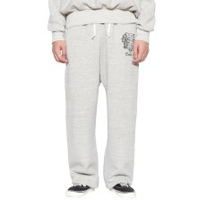 画像2: CALEE/TOMPKIN'S LOOP TYPE 40'S SWEAT RELAX PANTS（VINTAGE GRAY）［スウェットリラックスパンツ-26春夏］ (2)