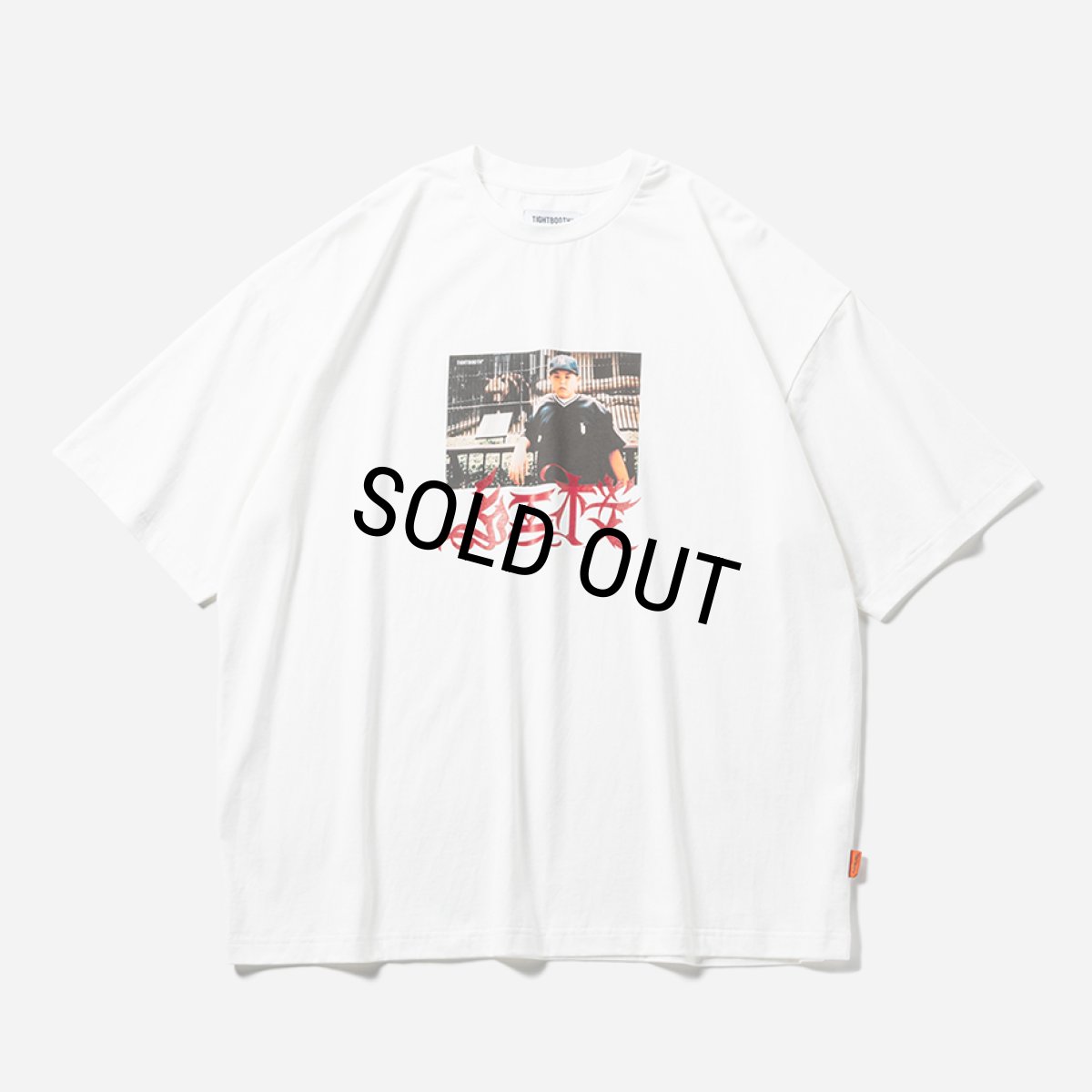 画像1: 【30%OFF】TIGHTBOOTH/紅桜 T-SHIRT（×紅桜）（White）［紅桜T-25冬］ (1)