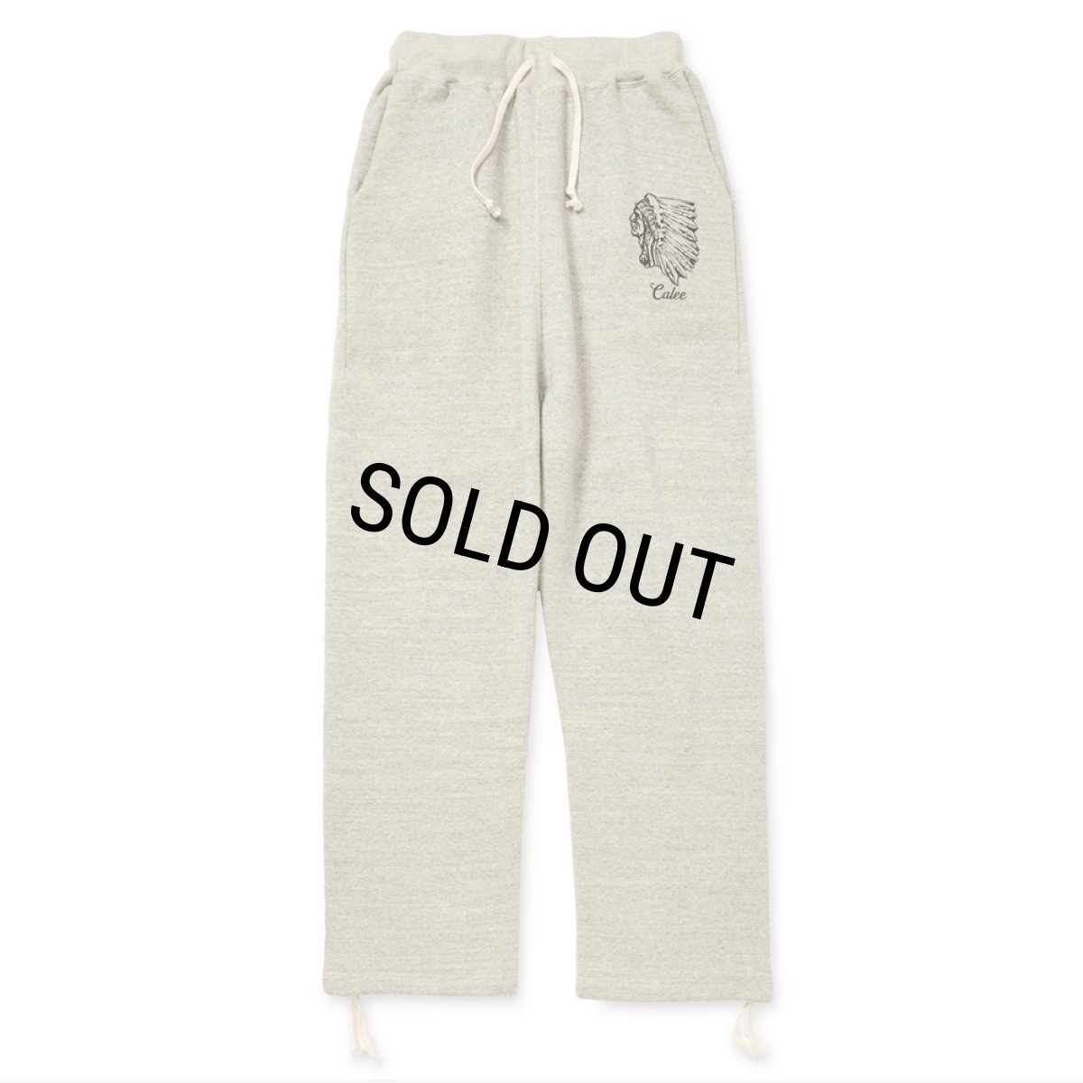 画像1: CALEE/TOMPKIN'S LOOP TYPE 40'S SWEAT RELAX PANTS（VINTAGE GRAY）［スウェットリラックスパンツ-26春夏］ (1)
