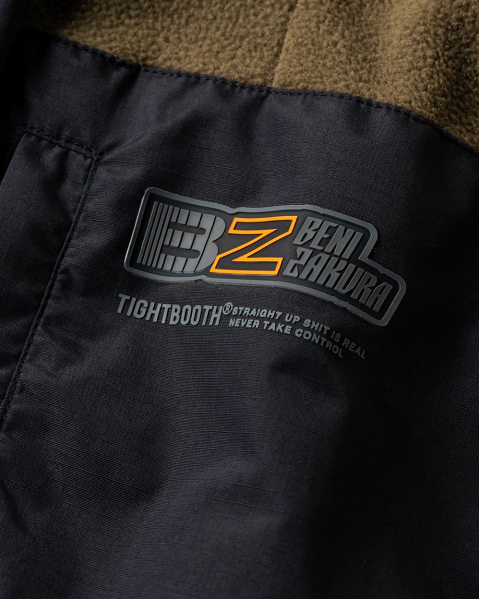 画像9: TIGHTBOOTH/NYLON PANEL FLEECE BALLOON PANTS（×紅桜）（Olive）［ナイロンパネルフリースバルーンパンツ-25冬］ (9)