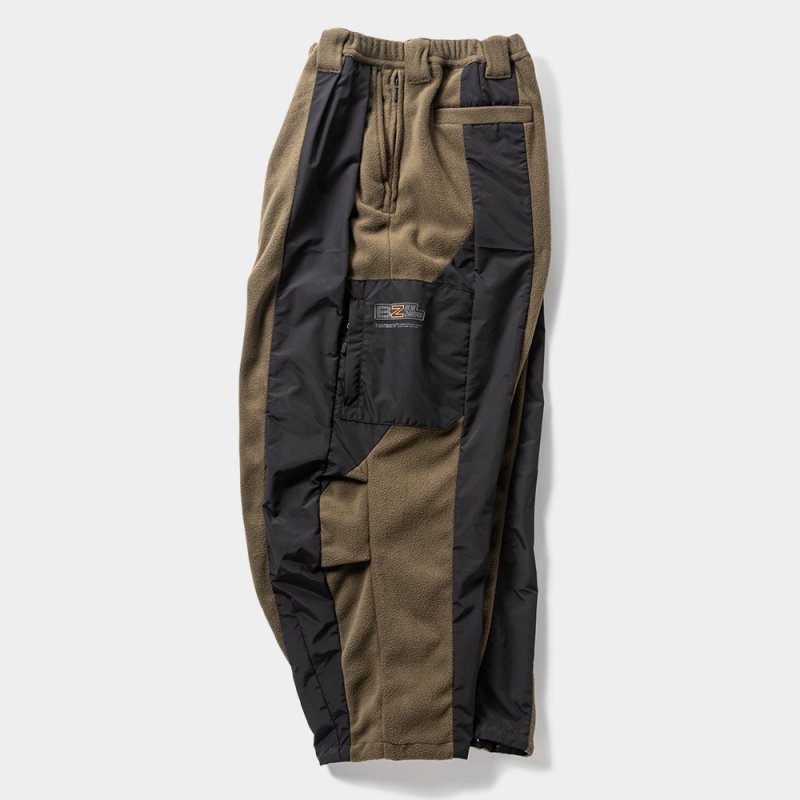 画像3: TIGHTBOOTH/NYLON PANEL FLEECE BALLOON PANTS（×紅桜）（Olive）［ナイロンパネルフリースバルーンパンツ-25冬］