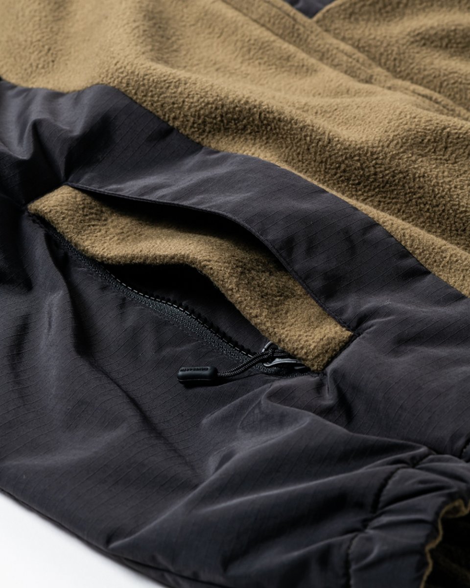 画像7: TIGHTBOOTH/NYLON PANEL FLEECE JKT（×紅桜）（Olive）［ナイロンパネルフリースJKT-25冬］ (7)