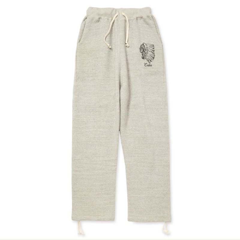 画像1: CALEE/TOMPKIN'S LOOP TYPE 40'S SWEAT RELAX PANTS（VINTAGE GRAY）［スウェットリラックスパンツ-26春夏］