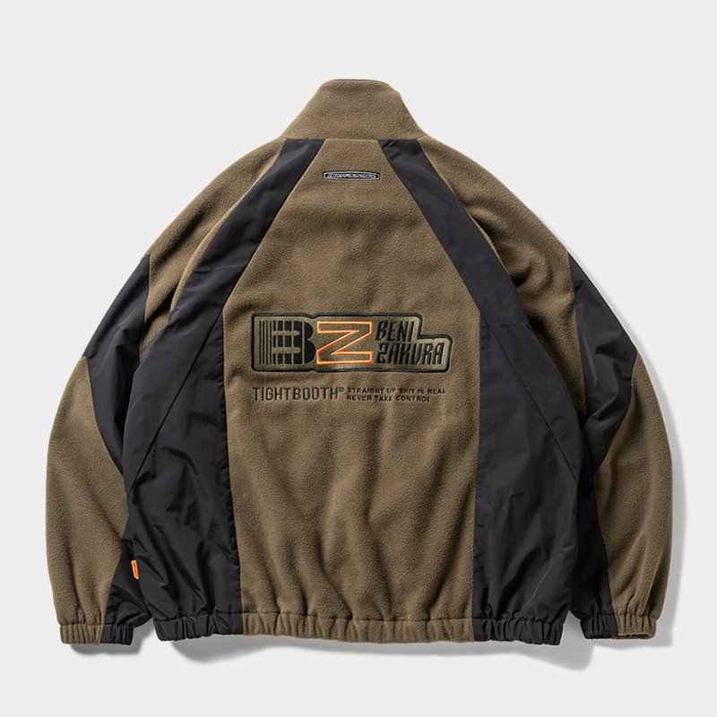 画像2: TIGHTBOOTH/NYLON PANEL FLEECE JKT（×紅桜）（Olive）［ナイロンパネルフリースJKT-25冬］